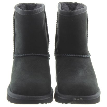 Childrens black ugg boots shop