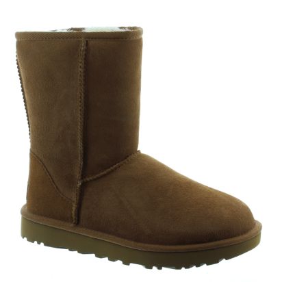 UGG Ladies Classic Short II Boots In Chestnut