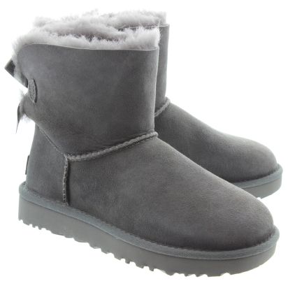 gray bailey bow uggs
