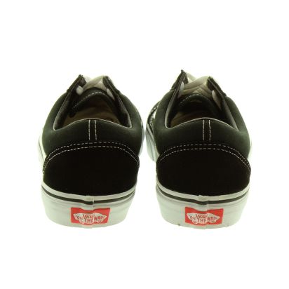 Vans Canvas Old Skool Shoes In Black in Black