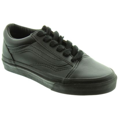 Vans OLD SKOOL PU LACE in Black Black