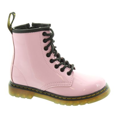 Kids 1460 Boots In Patent Pink