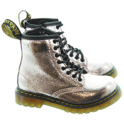 kids brown doc martens