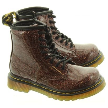 Coöperatie Electrificeren stem Dr Martens Kids 1460 Glitter Boots In in Rose Pink