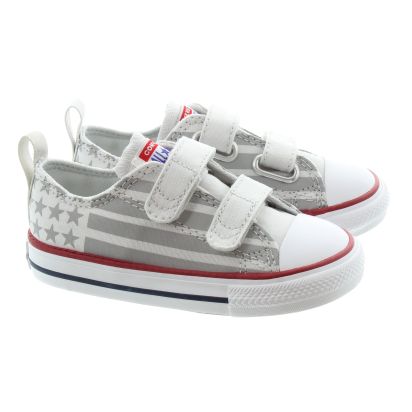 Kids All Star 2 Velcro Shoes In Grey