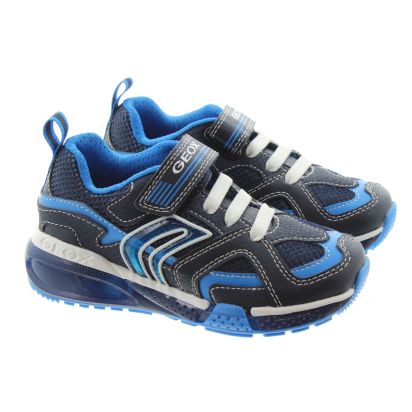 Kids navy nike trainers on sale