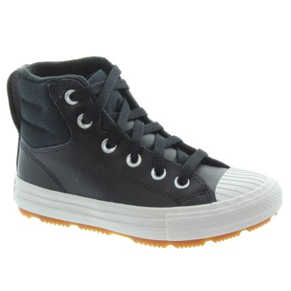 Black converse kids best sale