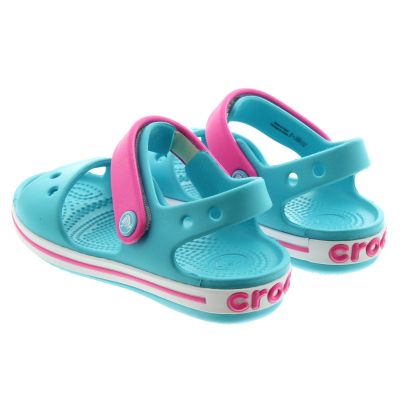 Kids Crocband Sandals In Aqua