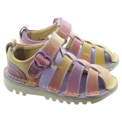 Girls hotsell kickers sandals