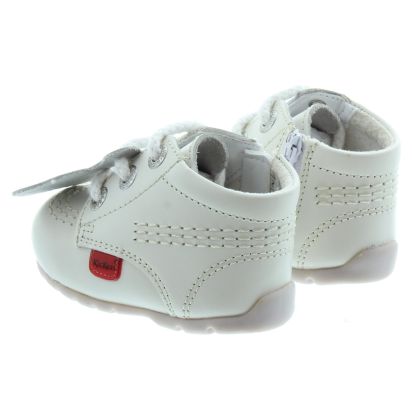 Kids Kickhi Zip Baby in White
