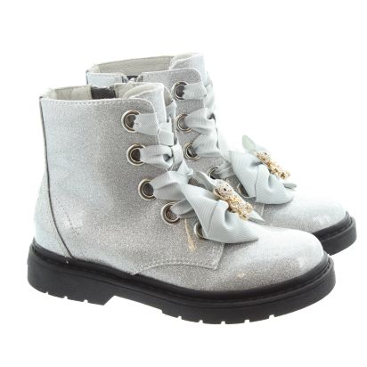 Silver cheap girls boots