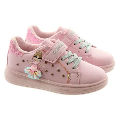 Kids LK4826 Mille Stelle Changeable Tutu Trainers In Pink