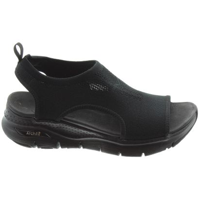 SKECHERS Ladies 119236 City Catch Sandals In Black