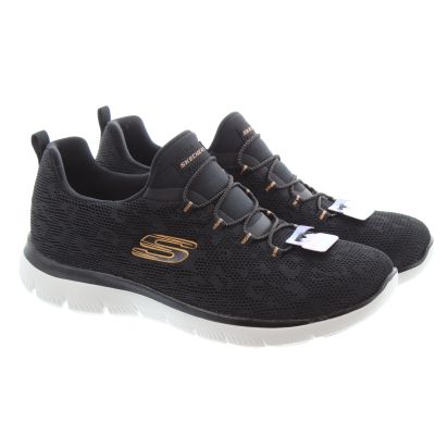 Womens black and rose gold trainers new arrivals