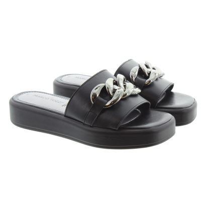 Ladies 27280 Chain Mules In Black