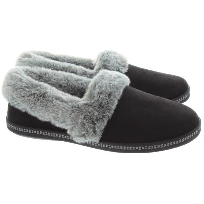 EMILY Ladies Faux Fur Cosy Slippers EU sizes BROWN