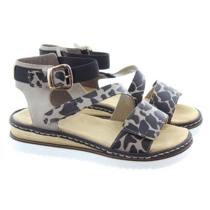 Rieker animal discount print sandals