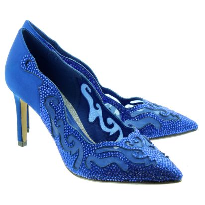 cobalt blue ladies shoes uk