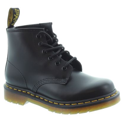 Ladies Dr Martens 101 6 Eye Boot in Black