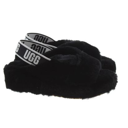 Black ugg hot sale yeah slides