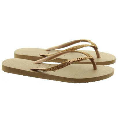 gold glitter havaianas