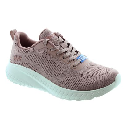 Ladies Machine Washable Bobs Squad Chaos Trainers In Blush