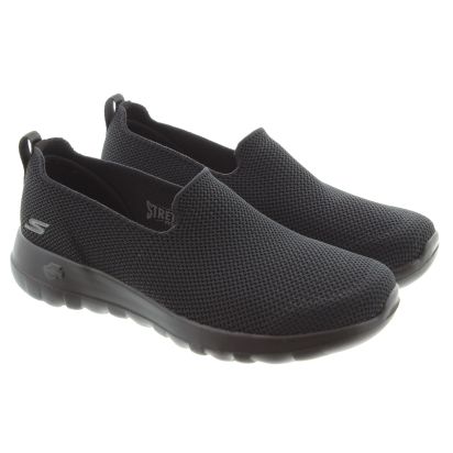 Skechers go walk black hot sale