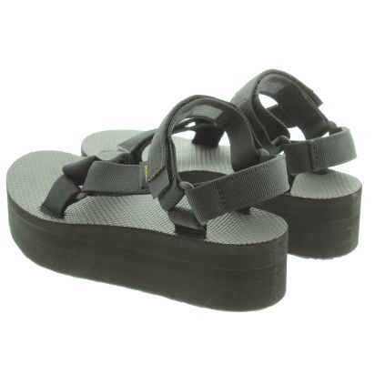 Platform tevas black hot sale