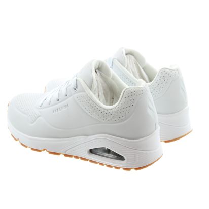 Ladies Uno Lace Trainers In White