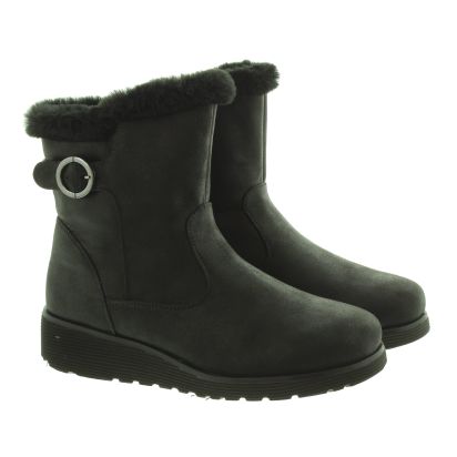 Skechers wedge boots uk hot sale