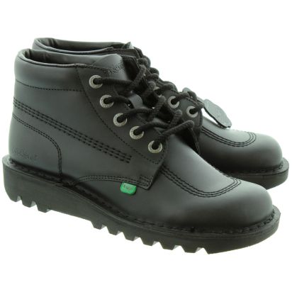 Kickers outlet boots black
