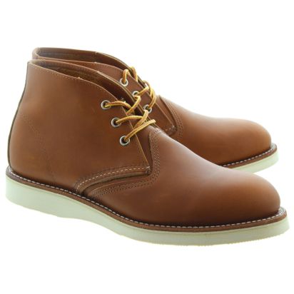 Red Wing Mens 3140 Chukka Boots In Tan In Tan