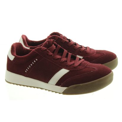 skechers burgundy trainers