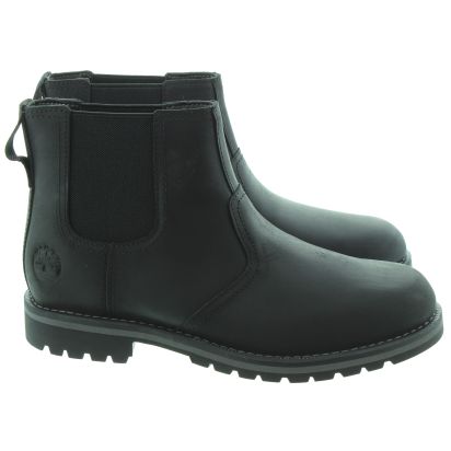 Timberland black chelsea boots hot sale