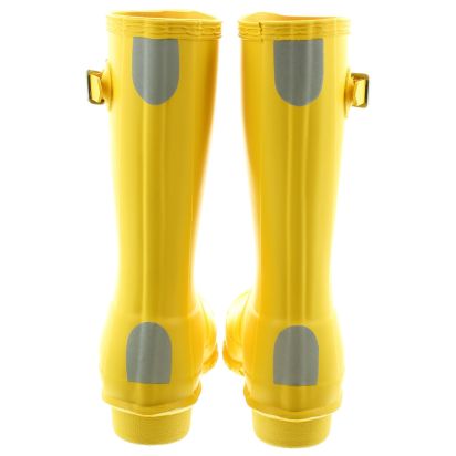 Yellow hunter wellies size 5 discount