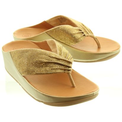 fitflop crystal toe post sandals