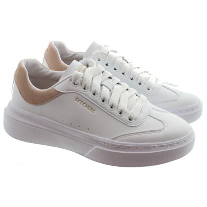 Ladies 185060 Cordova Classic Trainers In White Pink
