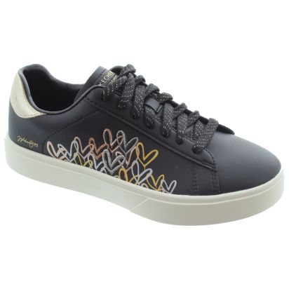 Ladies 185129 JGoldcrown Trainers In Black Multi