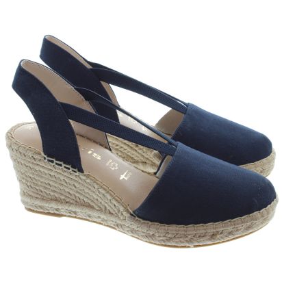 Ladies espadrilles, Navy