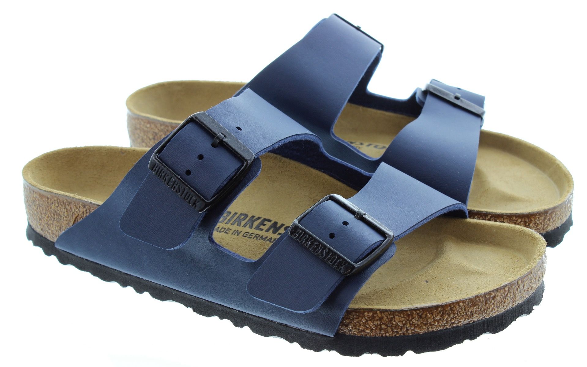 Adults Arizona 2 Bar Mules In Navy