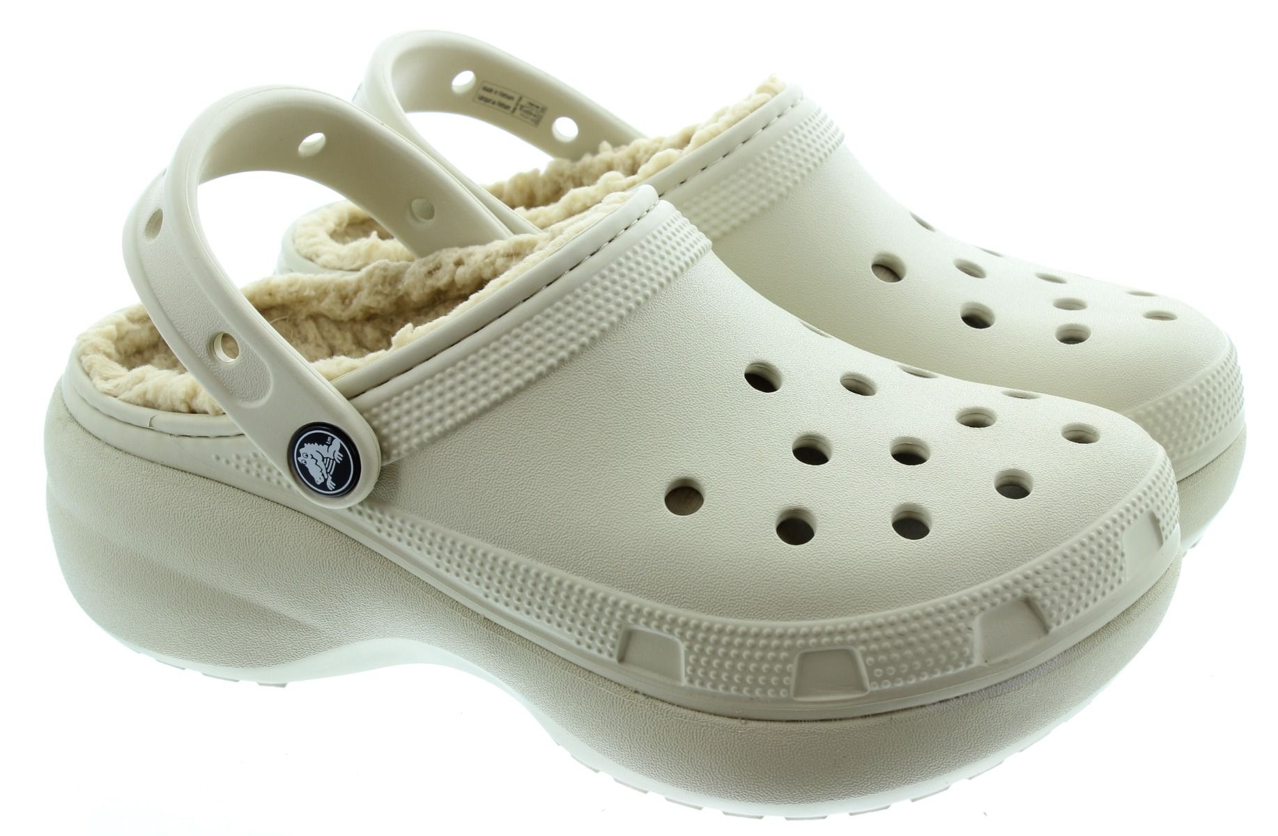 Clog Sandals Fur Lined Crocs Sale Womens Grey Furry Crocs Hot Sale