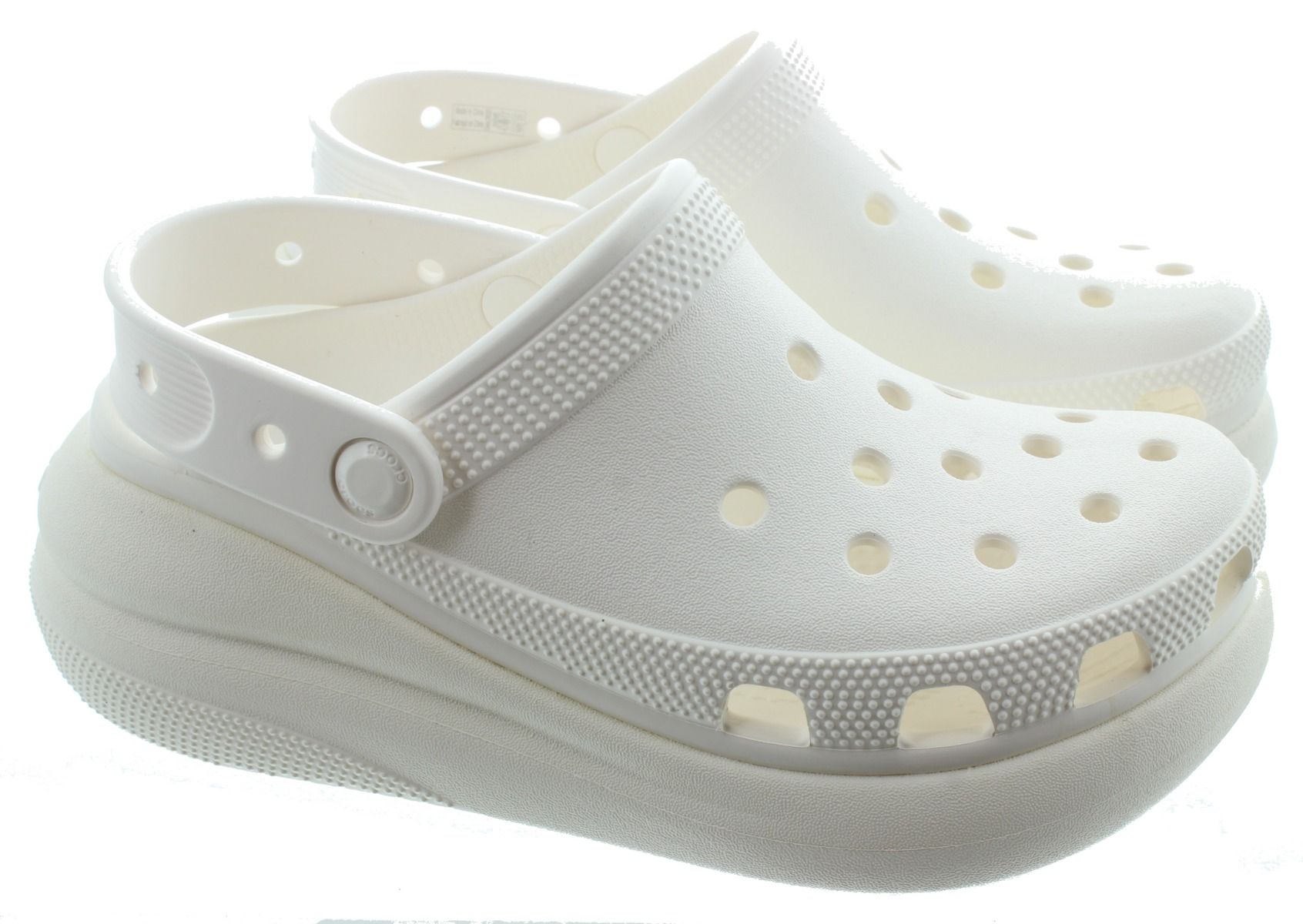 Ladies Classic Crush Clogs In White