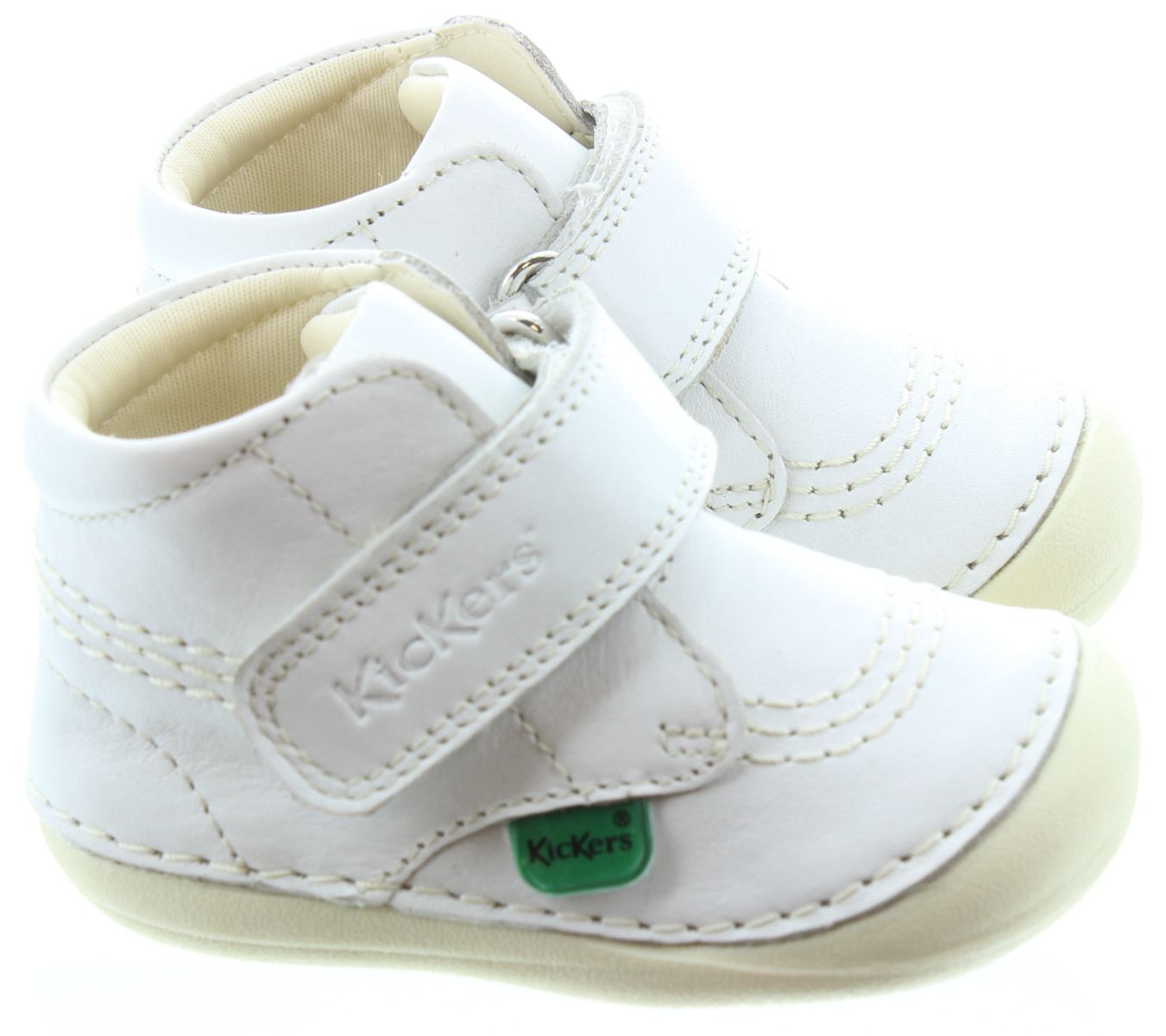 Kids Softer Hi Baby Boots In White
