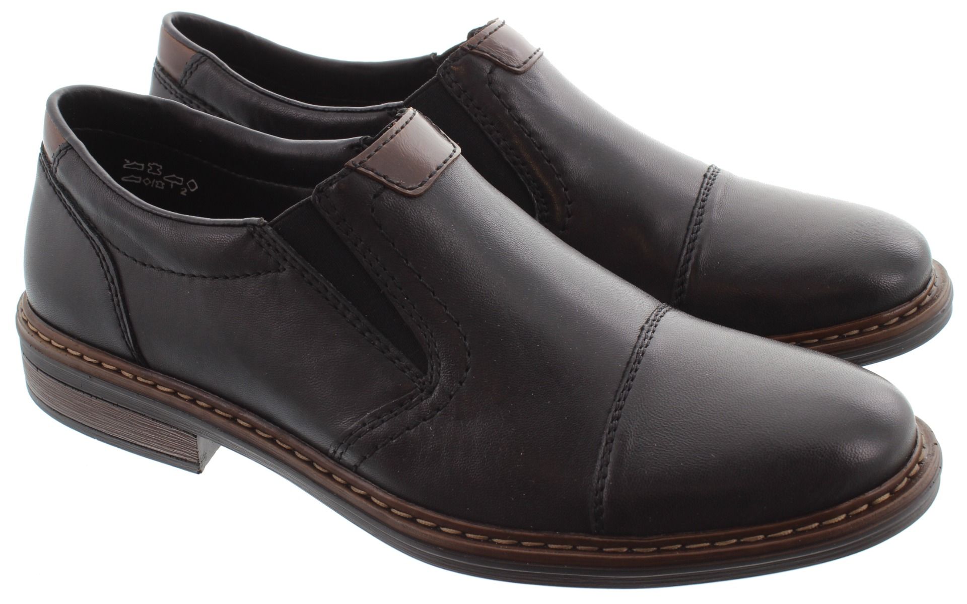 リサ Rieker Men's 11050 Extra Wide Fit Ready2GO Slip In Shoes - Noce