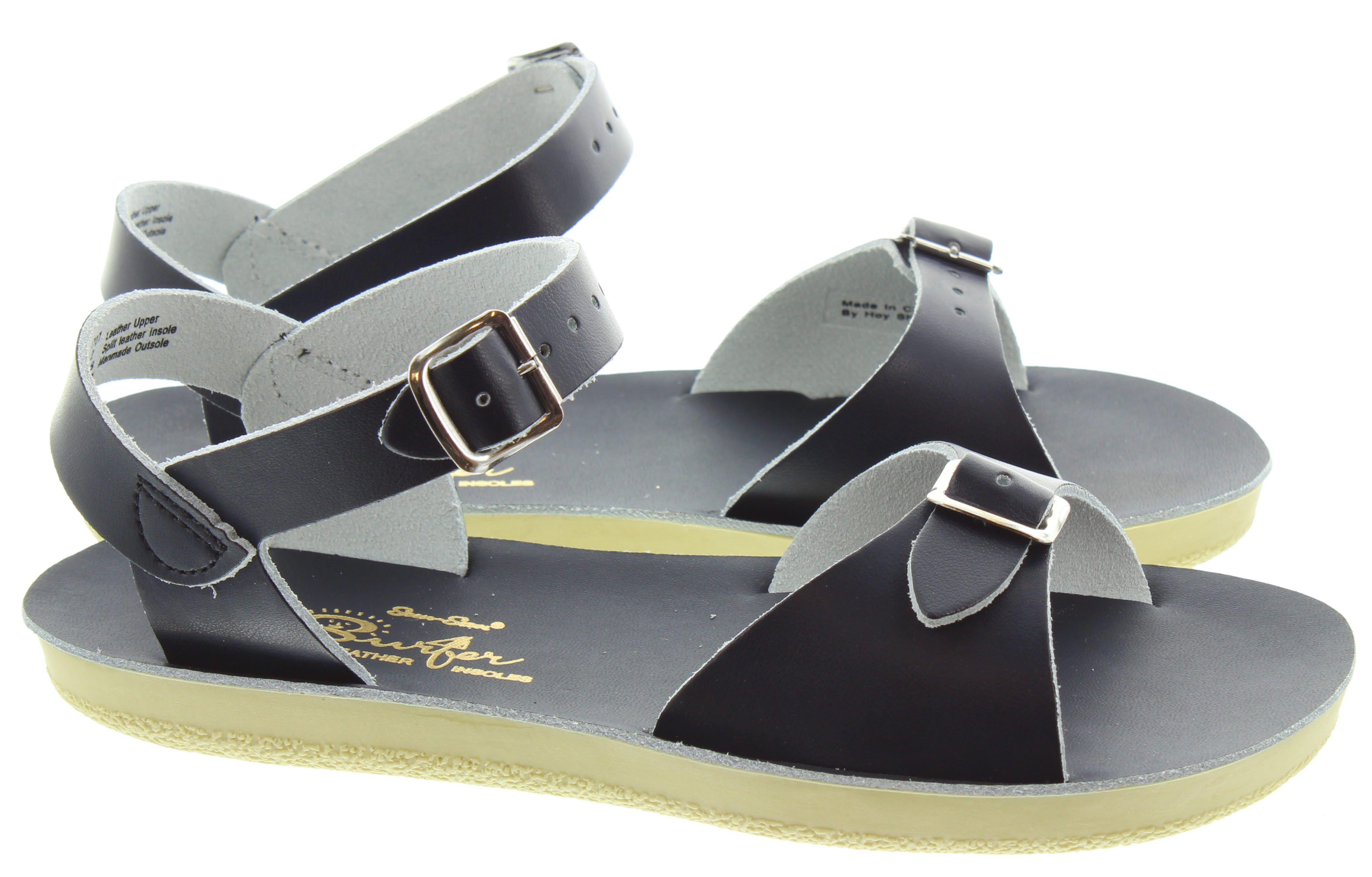Salt-Water Kids Surfer Sandals In Navy in Navy