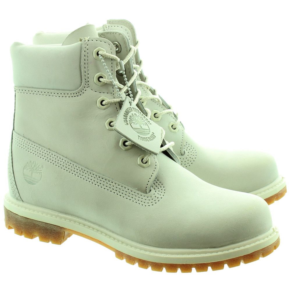 Timberland Inch Authentic Ladies Ankle Boots In Light Grey in