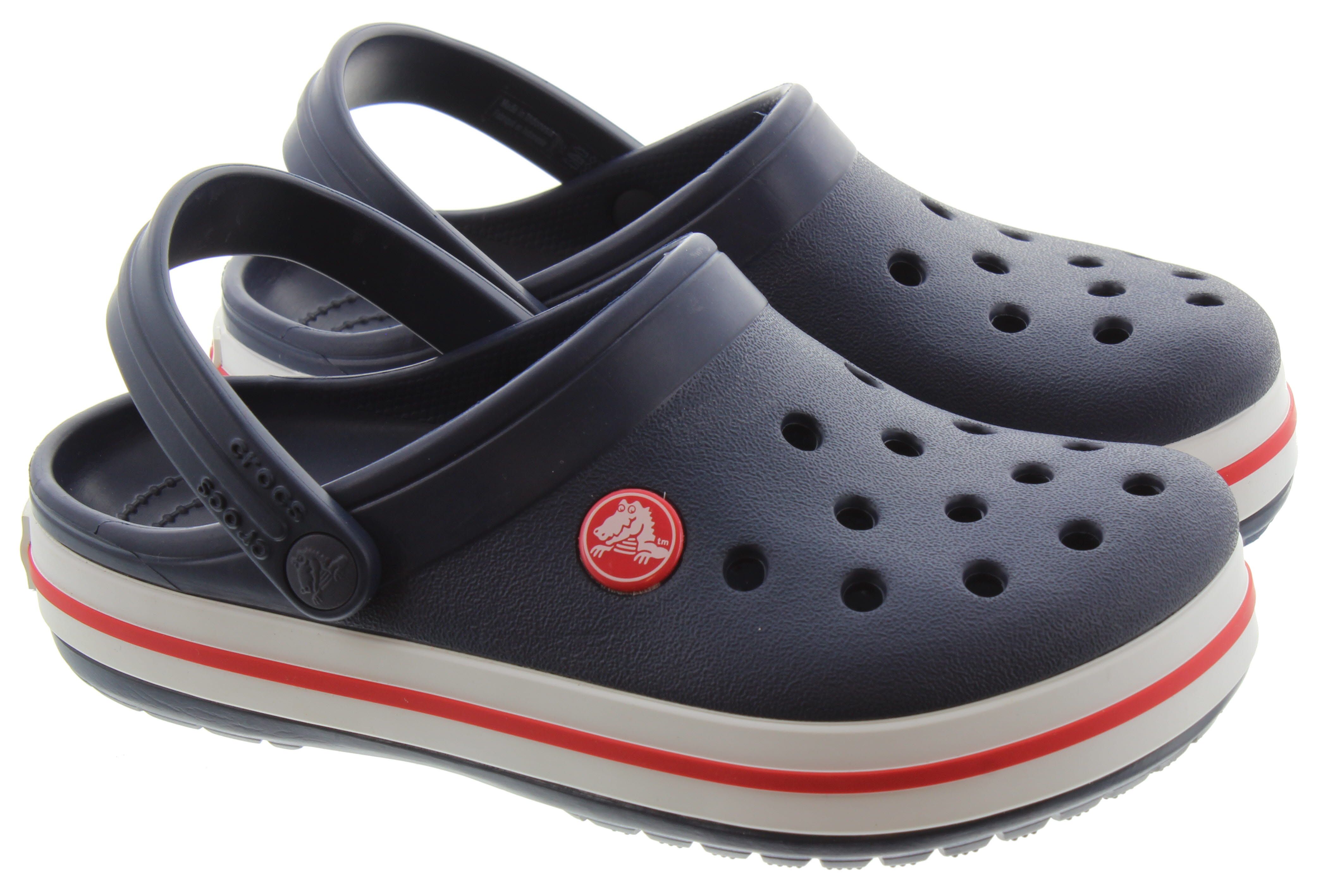 Crocs Crocband Kids Clogs In Navy in Navy