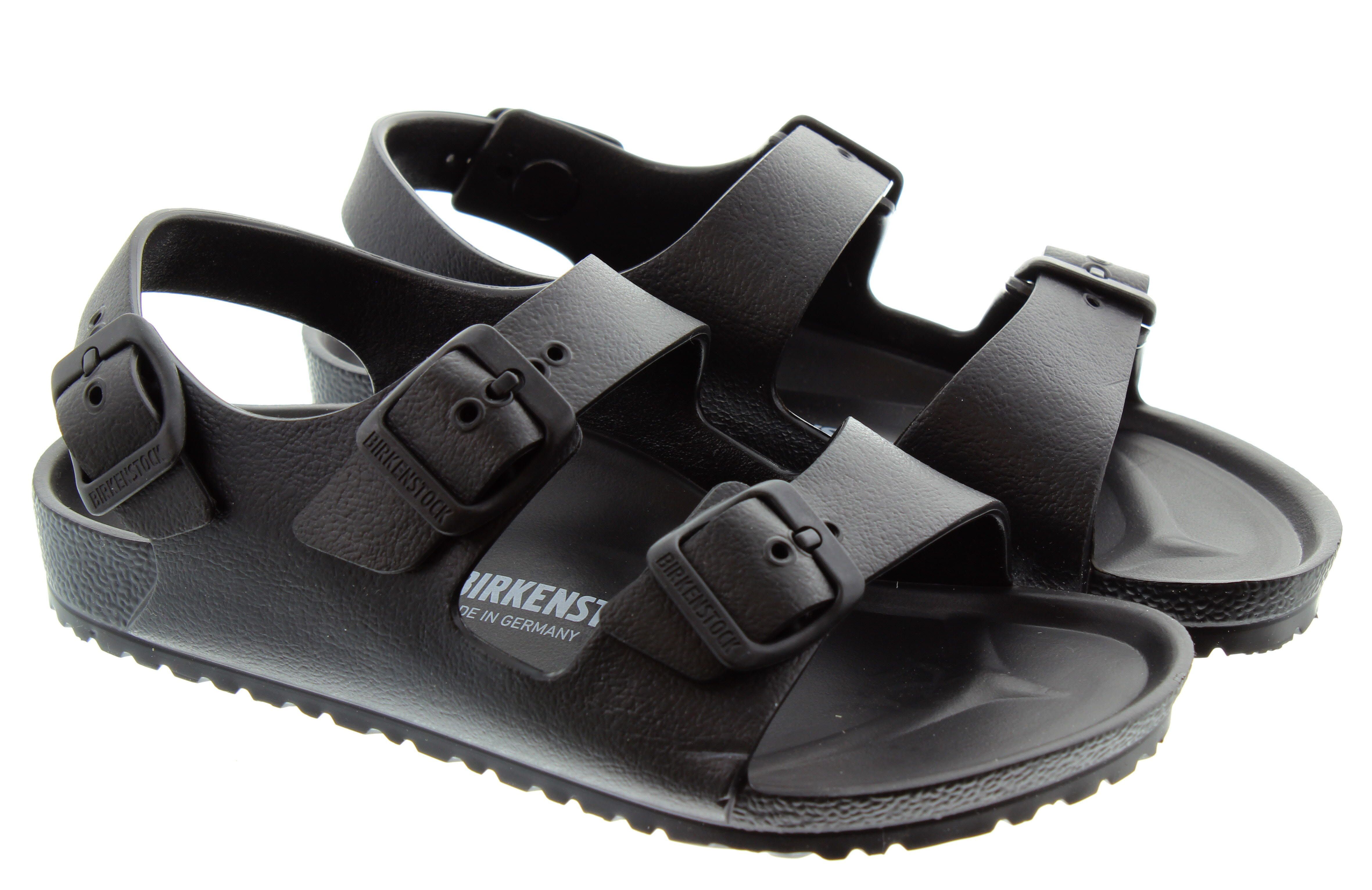 Kids Milano Eva Sandals In Black