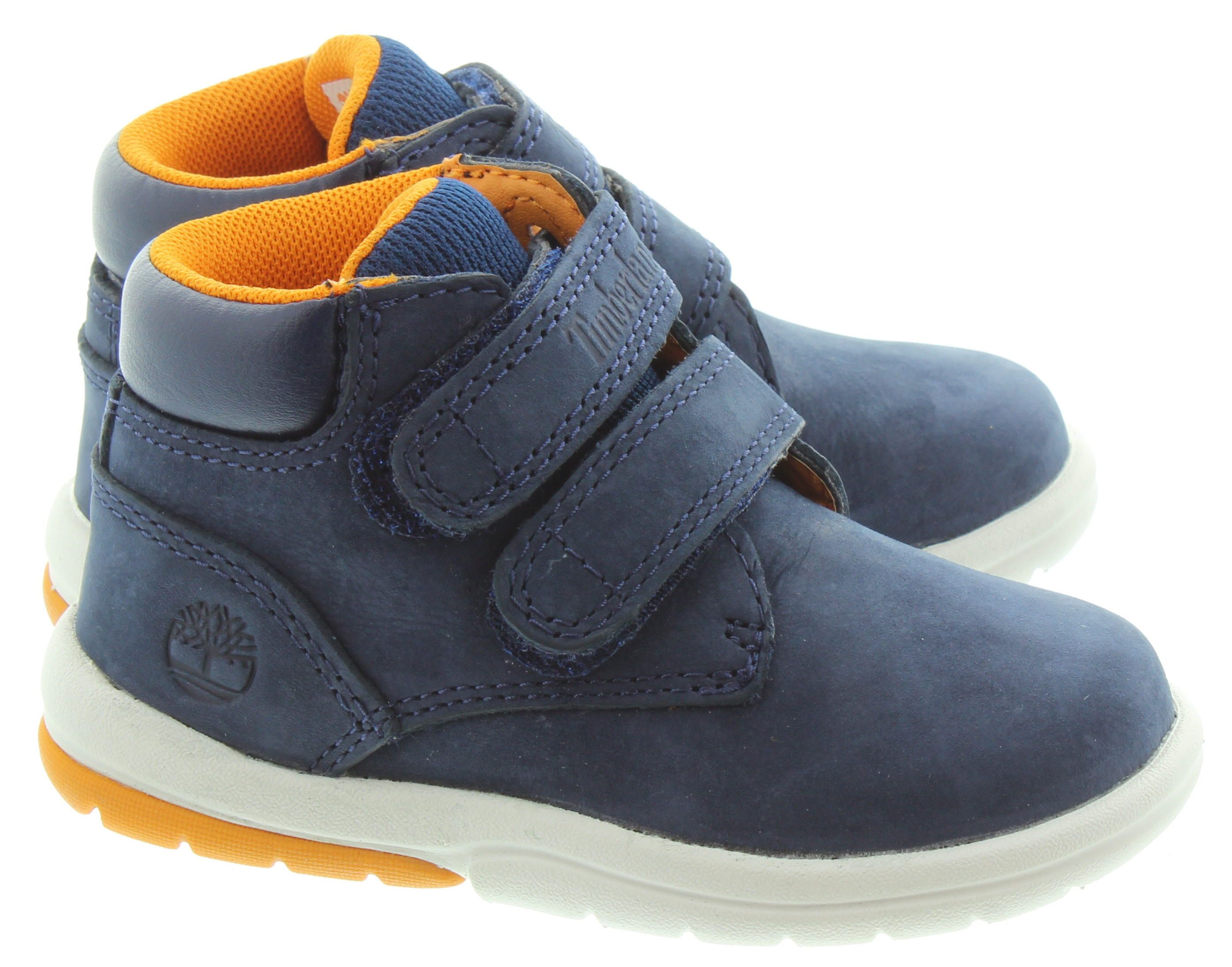 Kids Toddle Tracks Velcro in Navy