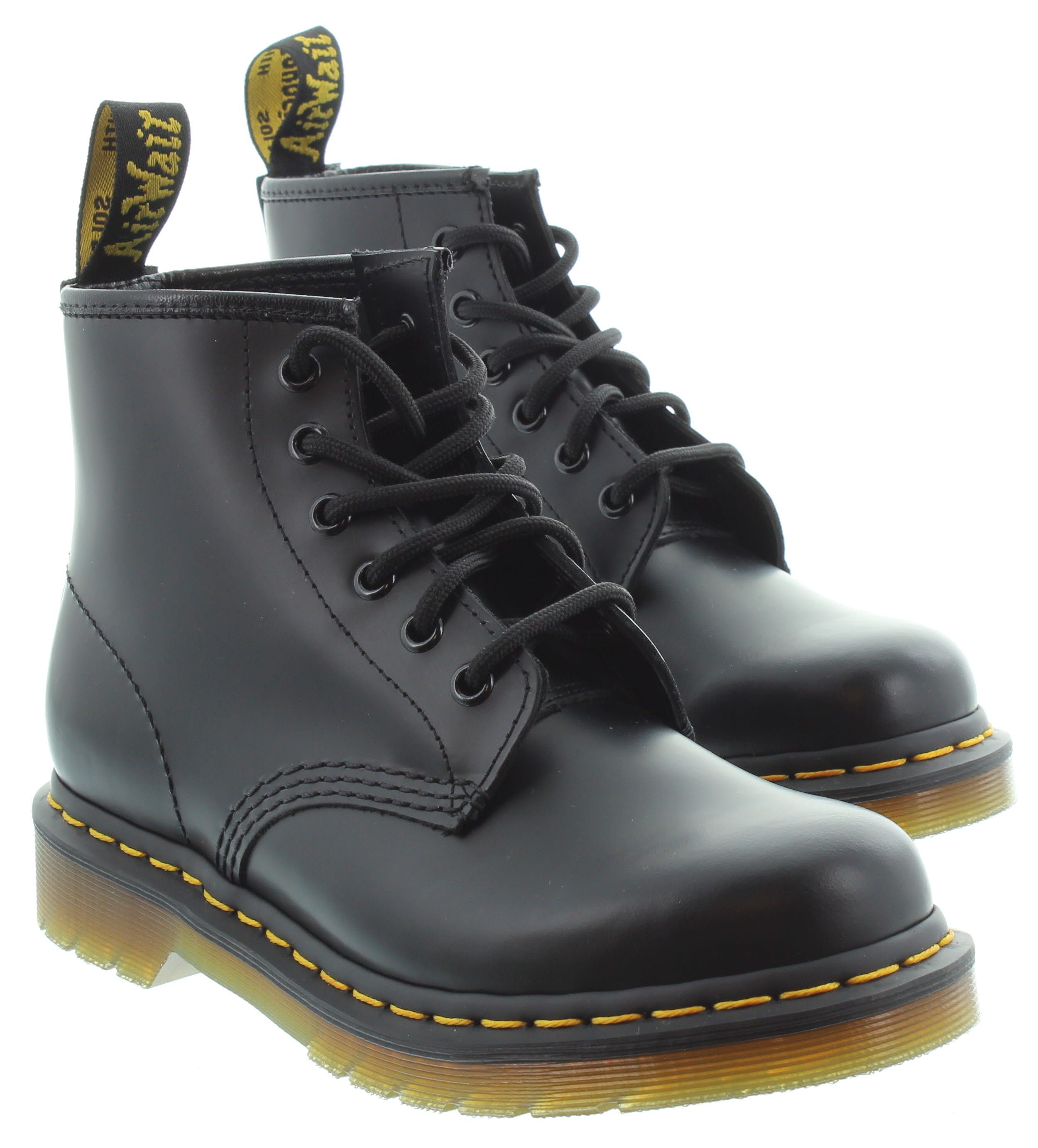 Ladies Dr Martens 101 6 Eye Boot in Black